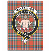 MacFarlane Ancient Tartan Crest Area Rug